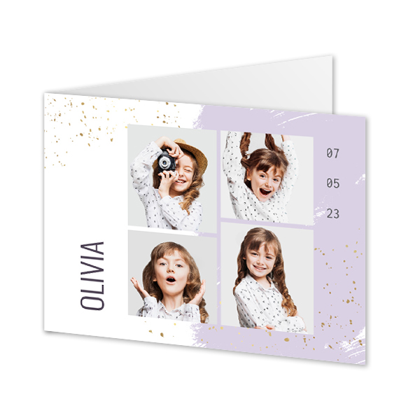 Folded Card Landscape 14,3 x 10 cm