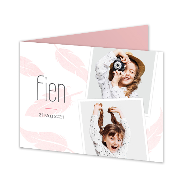 Doble Fotokort Liggende 14,3 x 10 cm