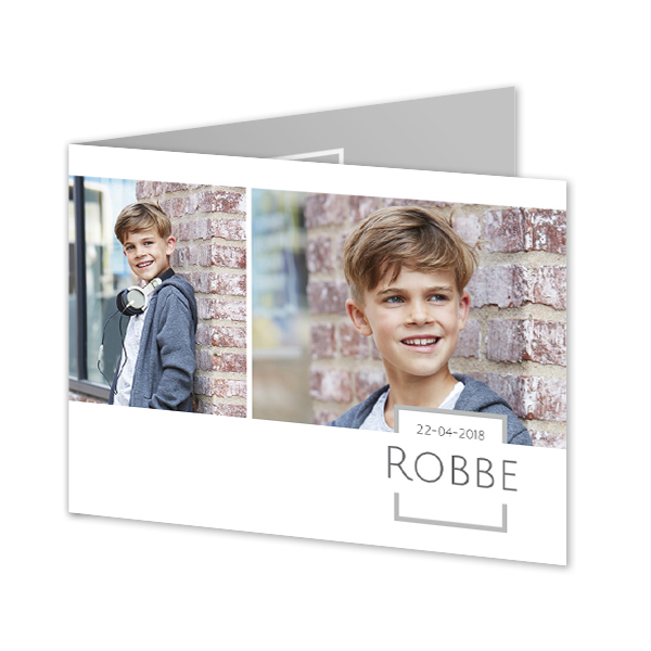 Doble Fotokort Liggende 14,3 x 10 cm