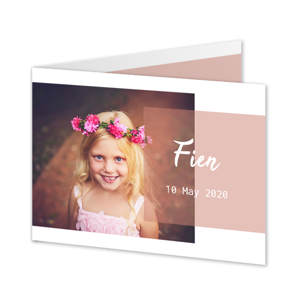 Folded Card Landscape 14,3 x 10 cm