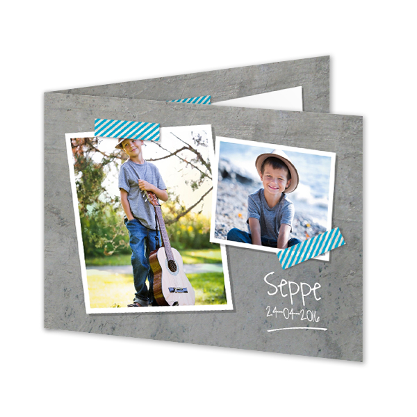 Folded Card Landscape 14,3 x 10 cm