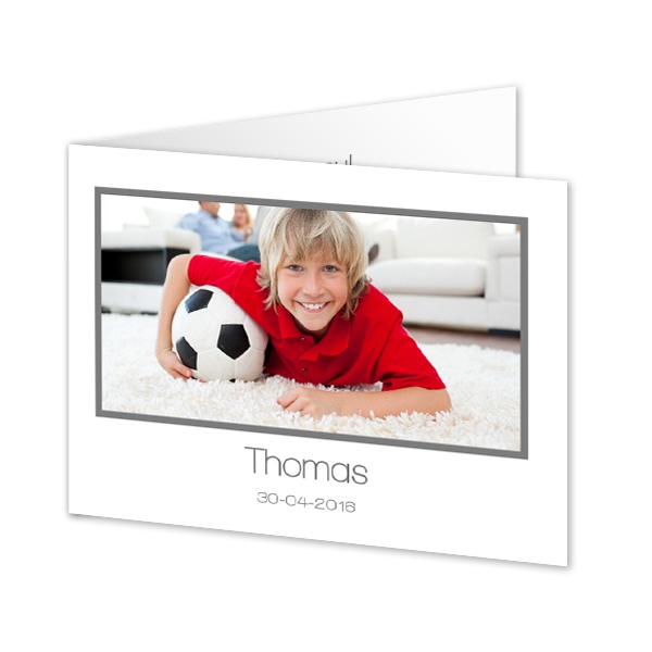 Falt-Grusskarte Querformat 14,3 x 10 cm