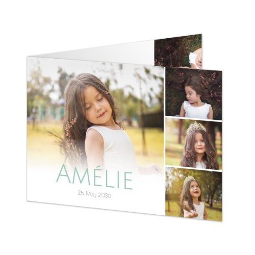 Falt-Grusskarte Querformat 14,3 x 10 cm