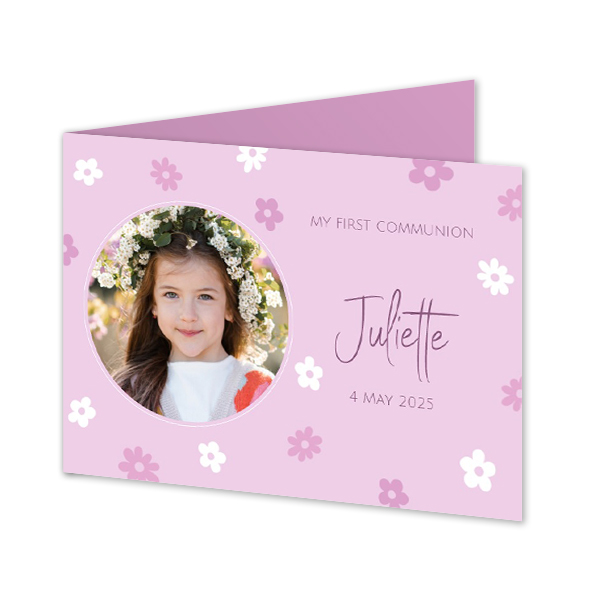 Falt-Grusskarte Querformat 14,3 x 10 cm