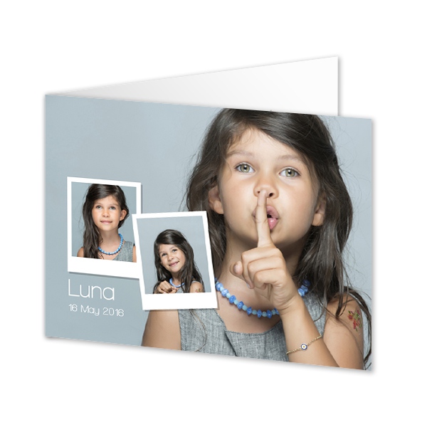 Gevouwen wenskaart liggend 14,3 x 10 cm Gevouwen wenskaart liggend 14,3 x 10 cm