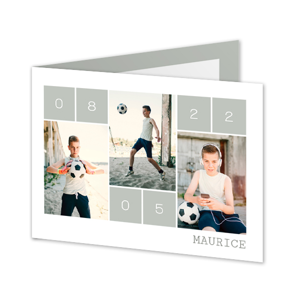 Falt-Grusskarte Querformat 14,3 x 10 cm