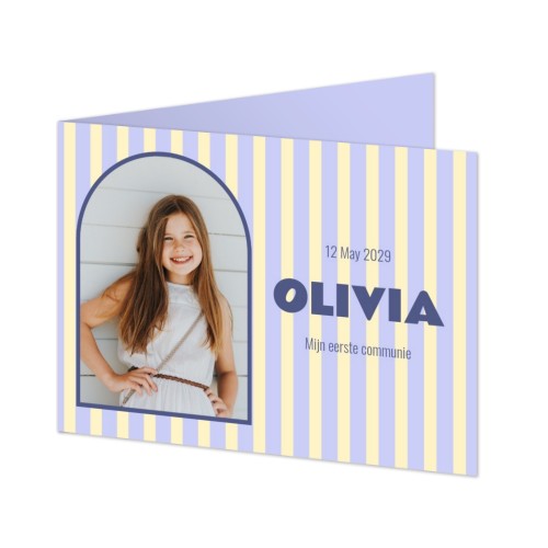 Gevouwen Kaart Liggend 14,3 x 10 cm Gevouwen Kaart Liggend 14,3 x 10 cm