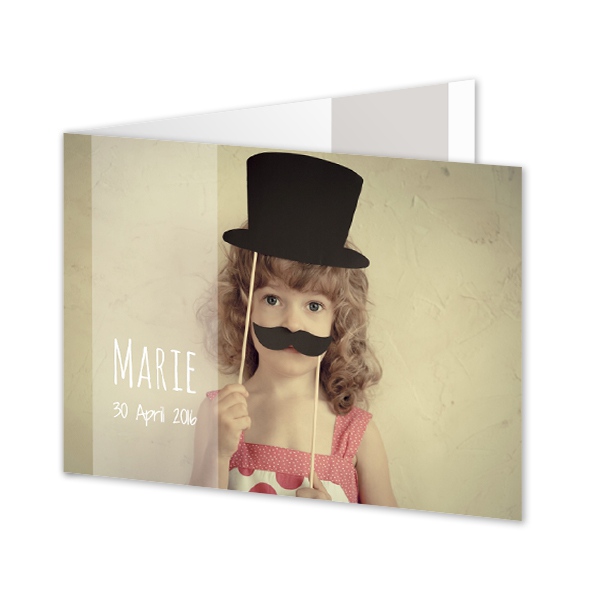 Folded Card Landscape 14,3 x 10 cm