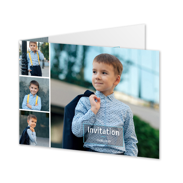 Folded Card Landscape 14,3 x 10 cm