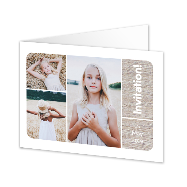 Foldede Fotokort Landskab 14,3 x 10 cm