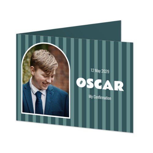 Falt-Grusskarte Querformat 14,3 x 10 cm