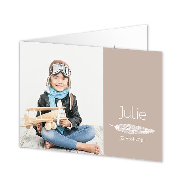 Foldede Fotokort Landskab 14,3 x 10 cm