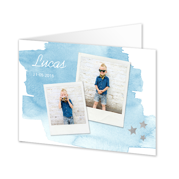 Folded Card Landscape 14,3 x 10 cm