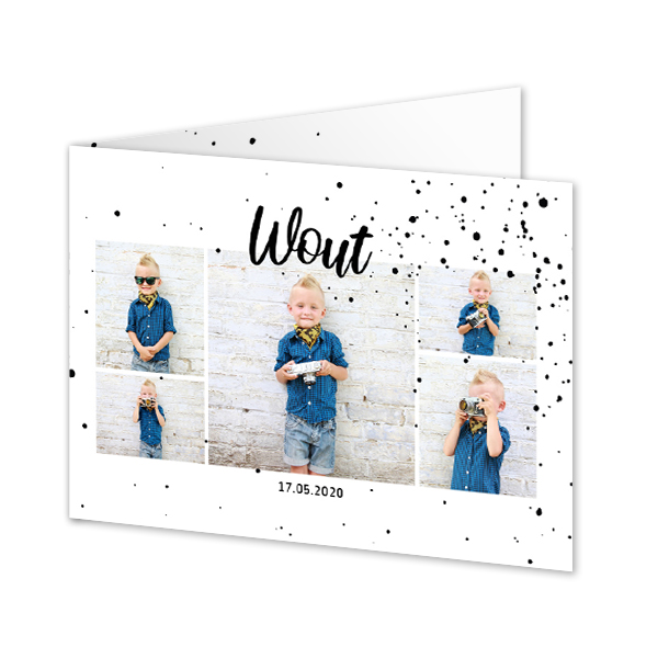 Falt-Grusskarte Querformat 14,3 x 10 cm Falt-Grusskarte Querformat 14,3 x 10 cm