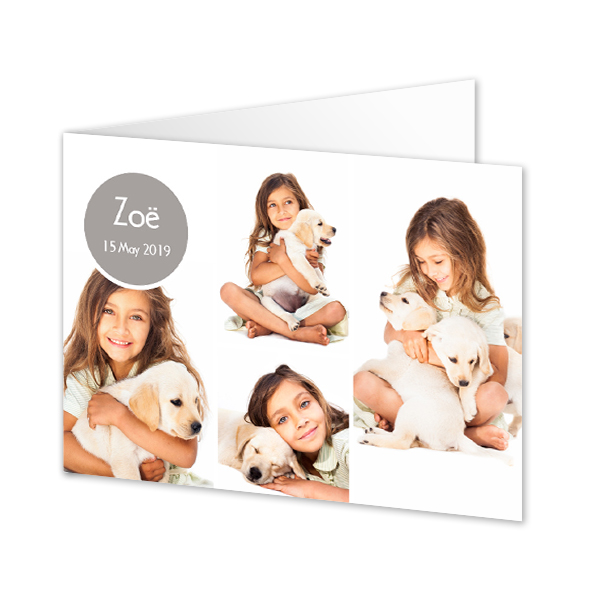 Doble Fotokort Liggende 14,3 x 10 cm