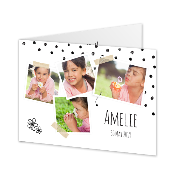 Foldede Fotokort Landskab 14,3 x 10 cm