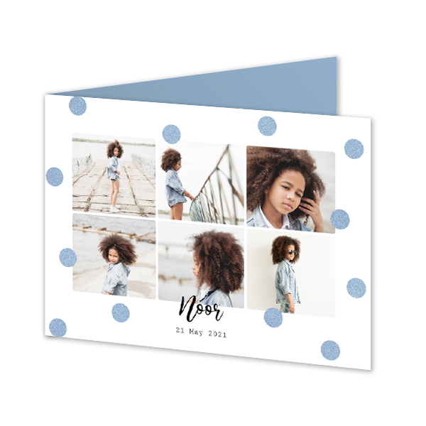 Faire-part 2 volets Paysage 14,3 x 10 cm