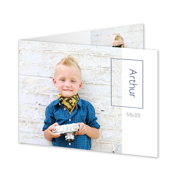 Folded Card Landscape 14,3 x 10 cm