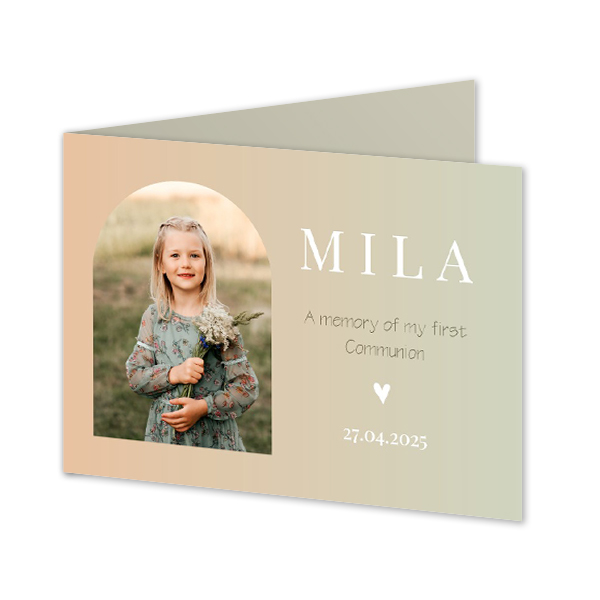 Faire-part 2 volets Paysage 14,3 x 10 cm Faire-part 2 volets Paysage 14,3 x 10 cm