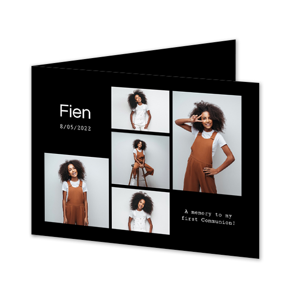 Faire-part 2 volets Paysage 14,3 x 10 cm