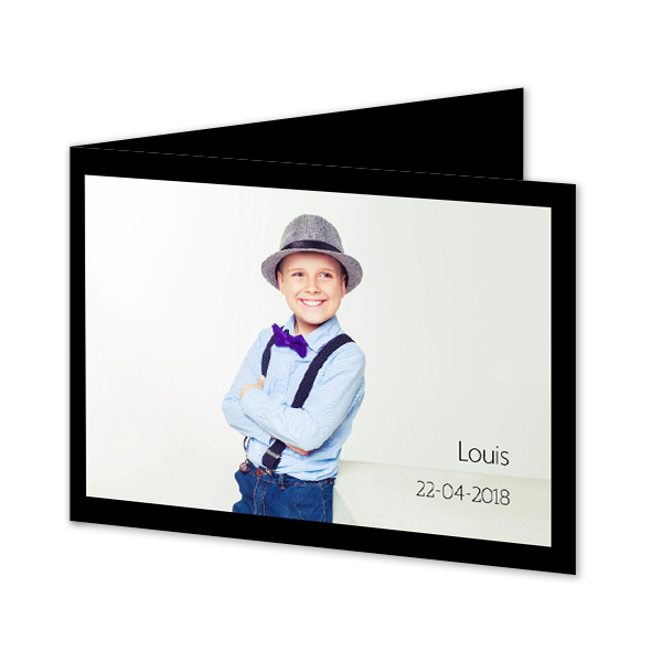 Falt-Grusskarte Querformat 14,3 x 10 cm