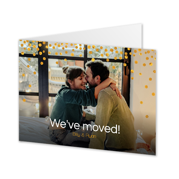 Faire-part 2 volets Paysage 14,3 x 10 cm