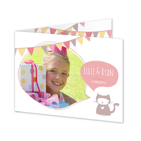 Folded Card Landscape 14,3 x 10 cm