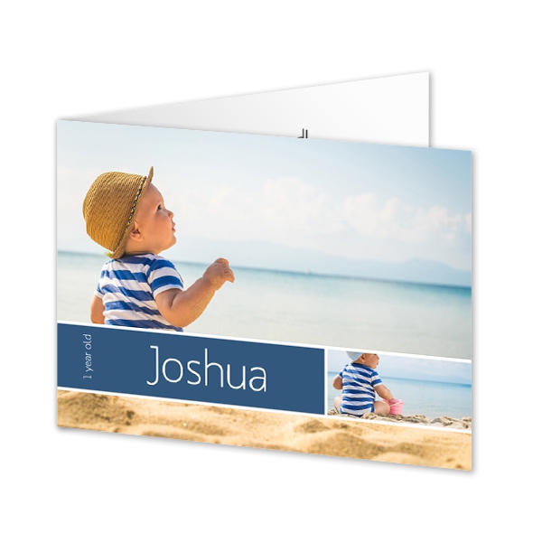 Falt-Grusskarte Querformat 14,3 x 10 cm