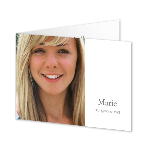 Folded Card Landscape 14,3 x 10 cm