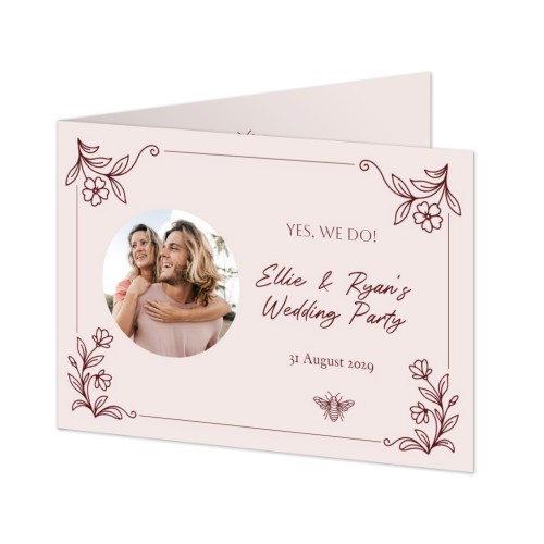 Folded Card Landscape 14,3 x 10 cm