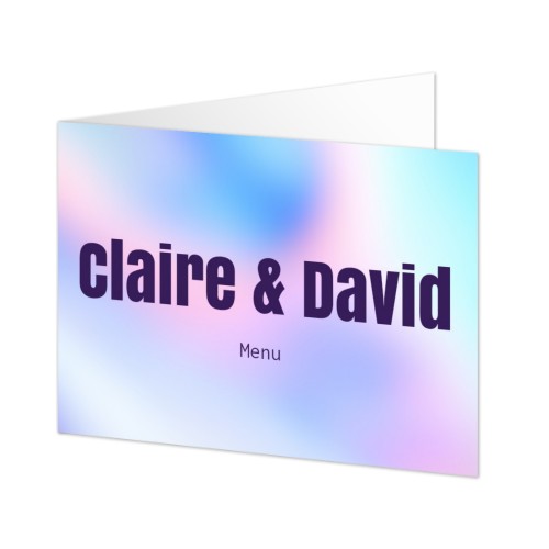 Falt-Grusskarte Querformat 14,3 x 10 cm