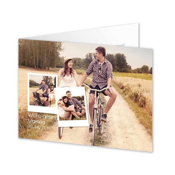 Faire-part 2 volets Paysage 14,3 x 10 cm Faire-part 2 volets Paysage 14,3 x 10 cm