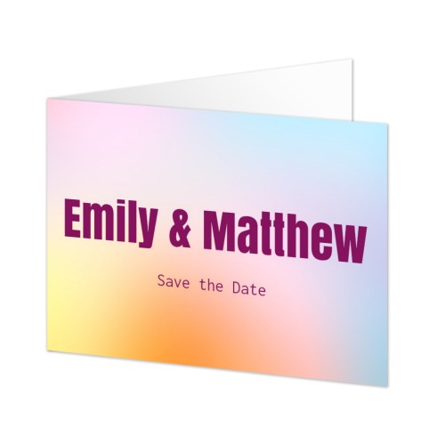 Folded Card Landscape 14,3 x 10 cm