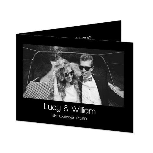 Folded Card Landscape 14,3 x 10 cm