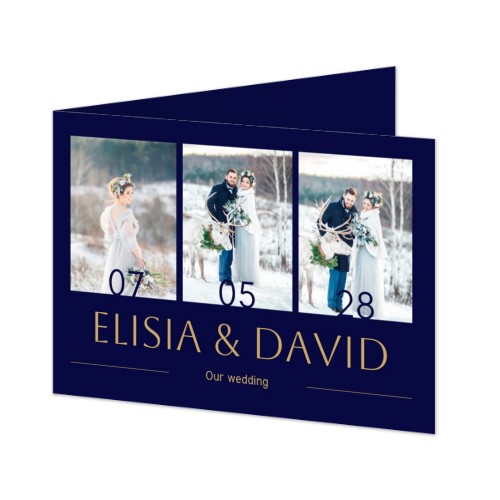 Foldede Fotokort Landskab 14,3 x 10 cm