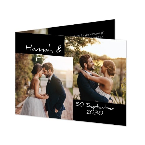 Folded Card Landscape 14,3 x 10 cm