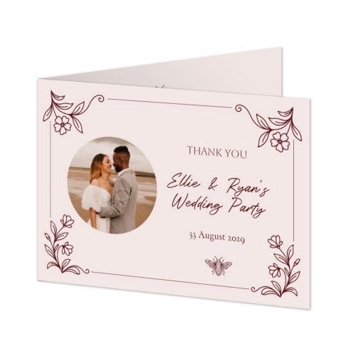 Floral Line Frame Floral Line Frame