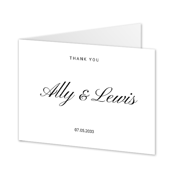 Falt-Grusskarte Querformat 14,3 x 10 cm