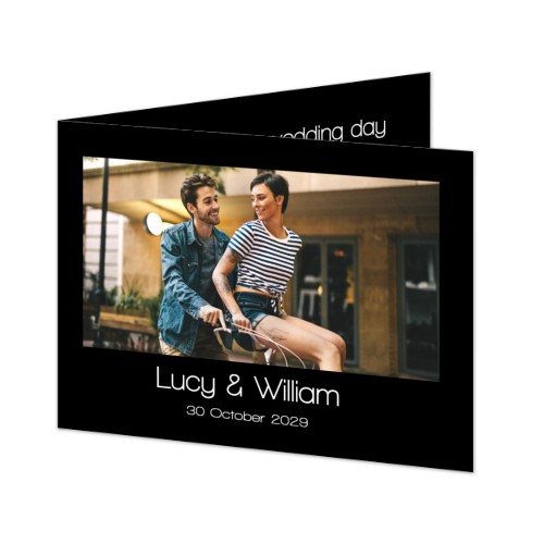 Gevouwen Kaart Liggend 14,3 x 10 cm Gevouwen Kaart Liggend 14,3 x 10 cm