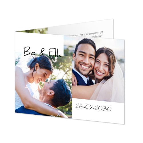 Folded Card Landscape 14,3 x 10 cm