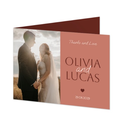 Folded Card Landscape 14,3 x 10 cm Folded Card Landscape 14,3 x 10 cm