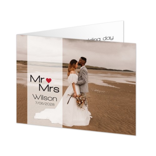 Folded Card Landscape 14,3 x 10 cm