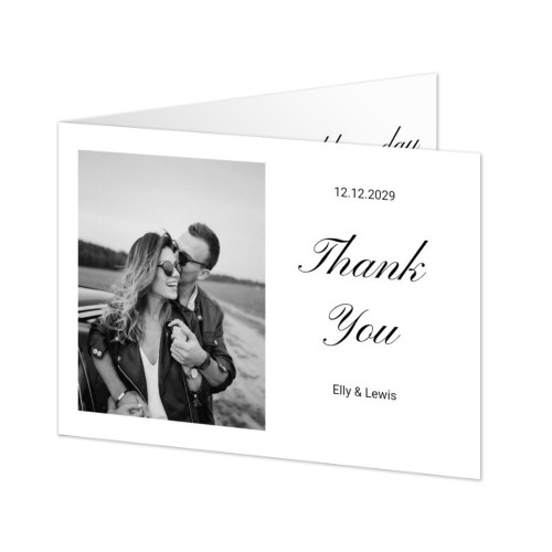 Faire-part 2 volets Paysage 14,3 x 10 cm