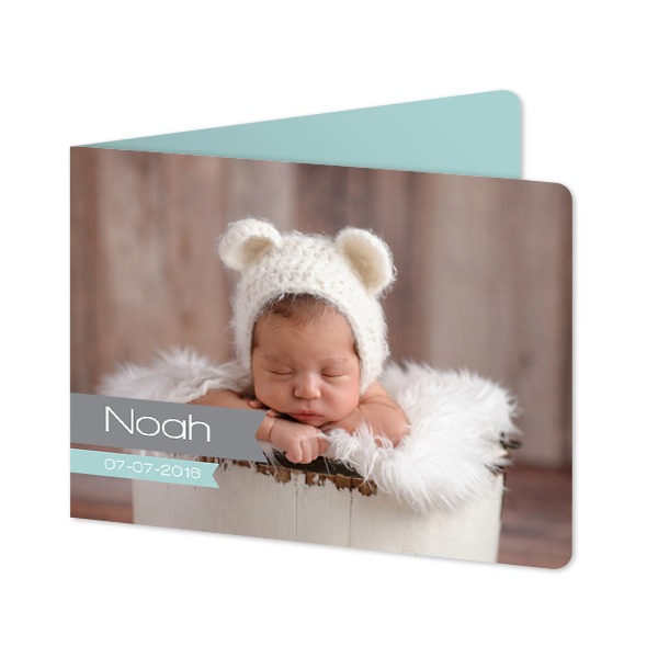 Falt-Grusskarte Querformat mit abgerundeten Ecke 14,3 x 10 cm