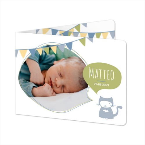 Faire-part 2 volets Paysage coins arrondis 14,3 x 10 cm Faire-part 2 volets Paysage coins arrondis 14,3 x 10 cm