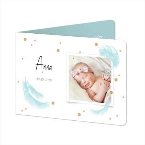 Faire-part 2 volets Paysage coins arrondis 14,3 x 10 cm Faire-part 2 volets Paysage coins arrondis 14,3 x 10 cm