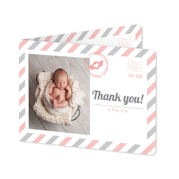 Faire-part 2 volets Paysage coins arrondis 14,3 x 10 cm