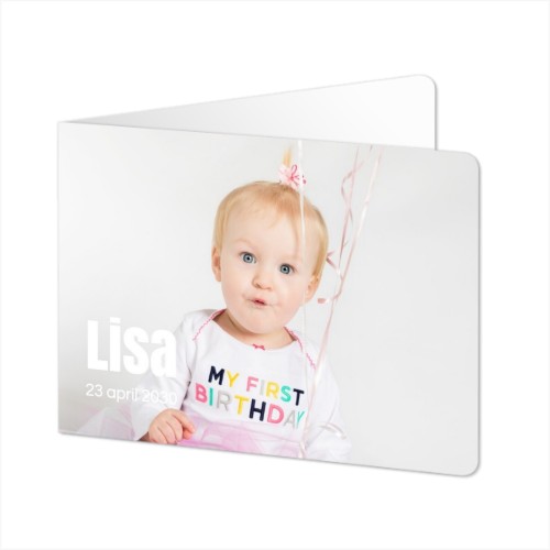 Faire-part 2 volets Paysage coins arrondis 14,3 x 10 cm Faire-part 2 volets Paysage coins arrondis 14,3 x 10 cm