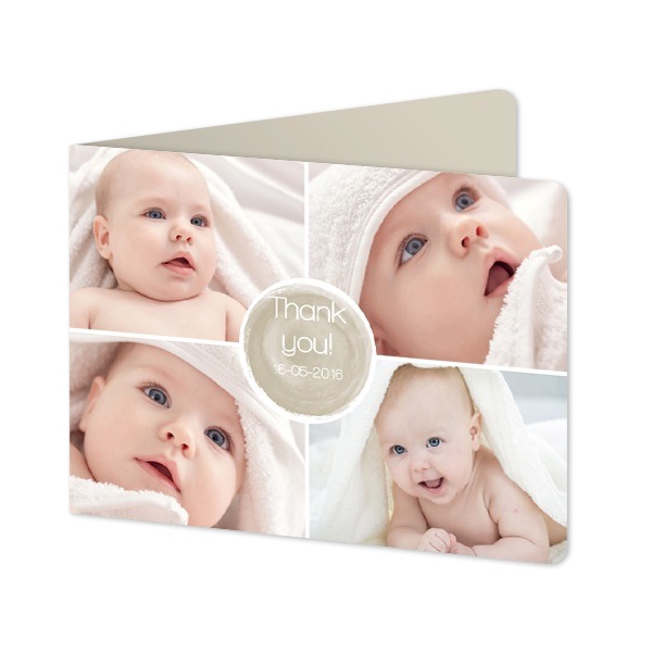 Gevouwen wenskaart liggend met ronde hoeken 14,3 x 10 cm Gevouwen wenskaart liggend met ronde hoeken 14,3 x 10 cm