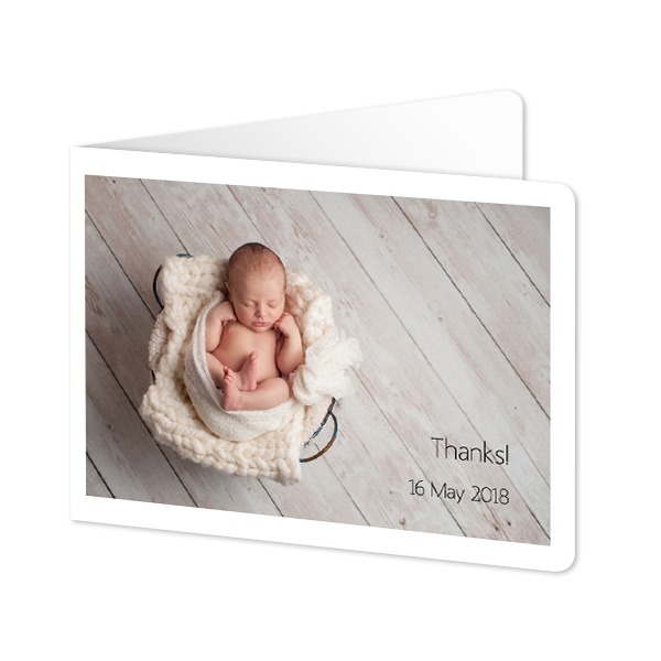 Gevouwen wenskaart liggend met ronde hoeken 14,3 x 10 cm Gevouwen wenskaart liggend met ronde hoeken 14,3 x 10 cm